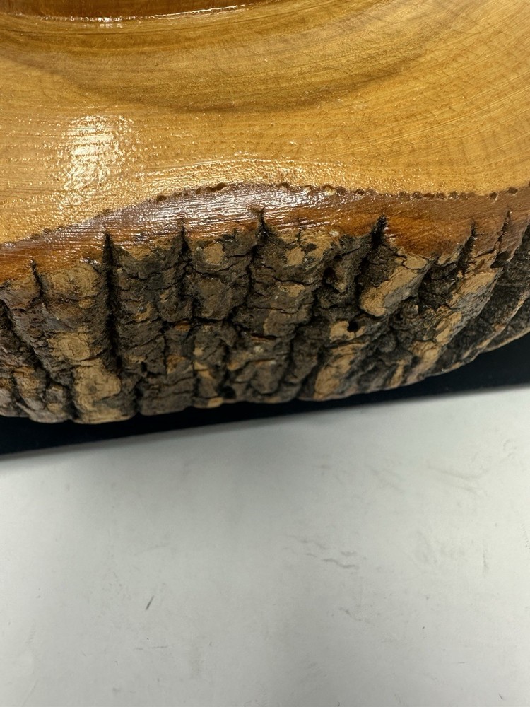 VTG Ellwood Rusticware Nutcracker Tree Bowl