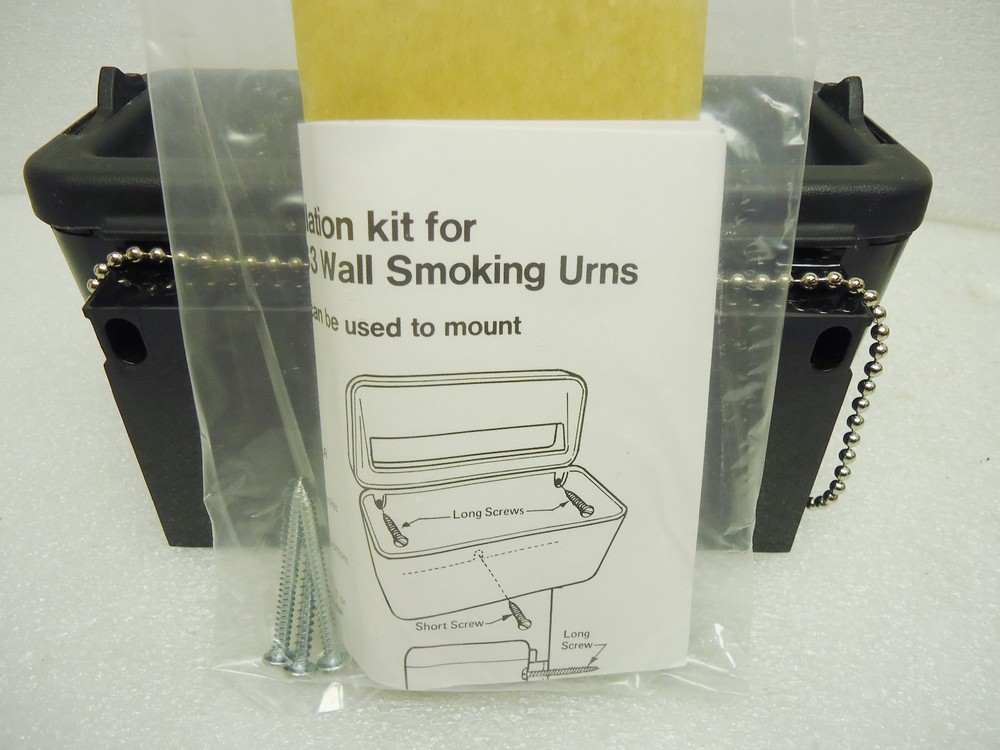 (NEW) Rubbermaid 2583 Wall Model Smoking Urn 1 pc Pack
