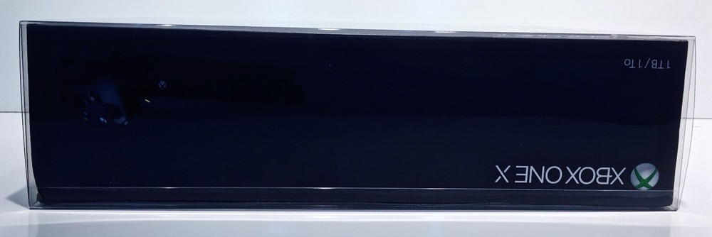 1 Console Box Protector For XBOX ONE X Console Boxes Clear Custom Display Case