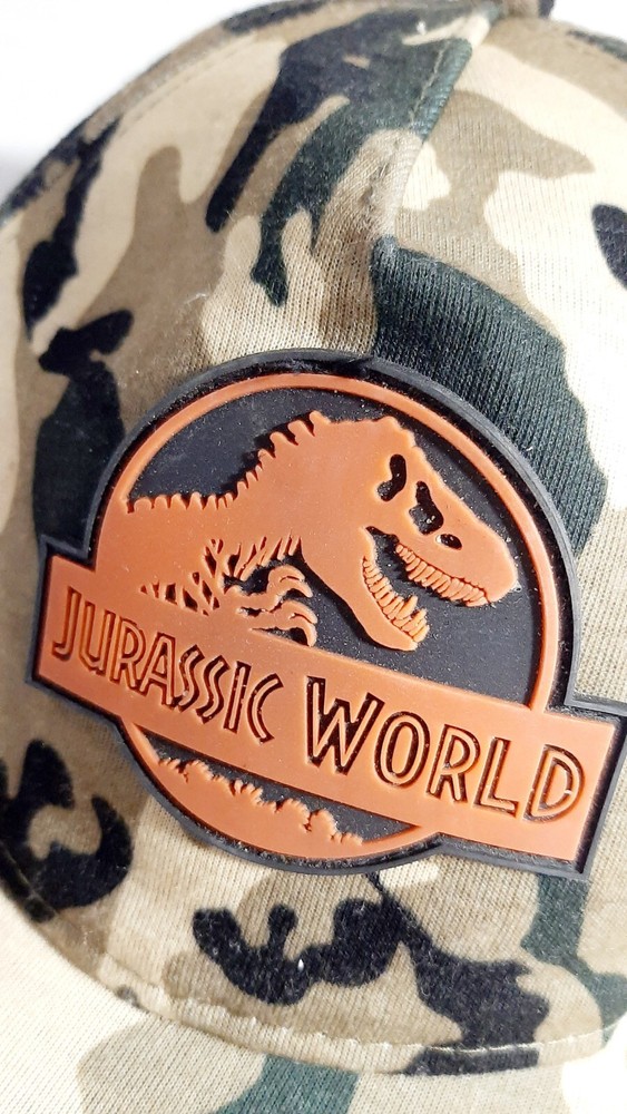 Jurassic World One Size Snapback Cap Camouflage Baseball Hat