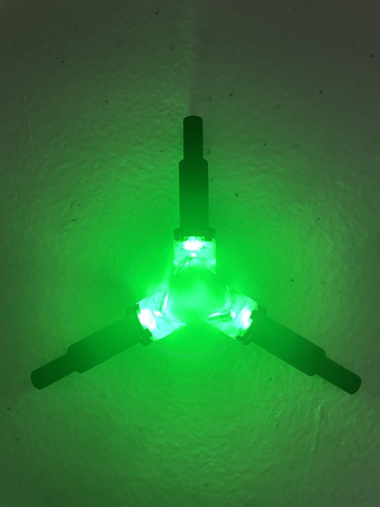Nockout Lighted Nocks Crossbow Universal Fit Half Moon Green 3 Pack