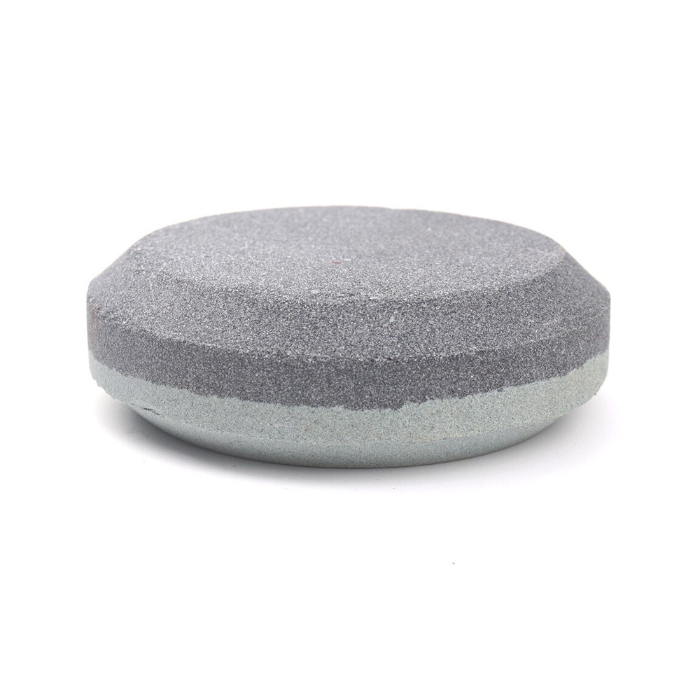 Dual Grit 120/180 Sharpening Stone, Round Axe Blade Sharpener, Knife Sharpener