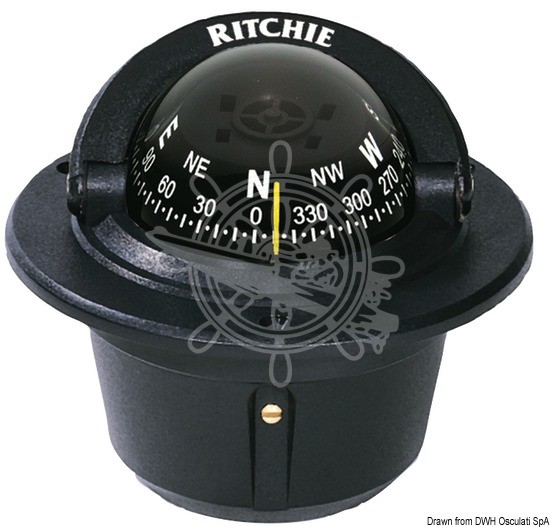 RITCHIE Explorer Extern. Compass 2 Inches 3/4 Black/Black