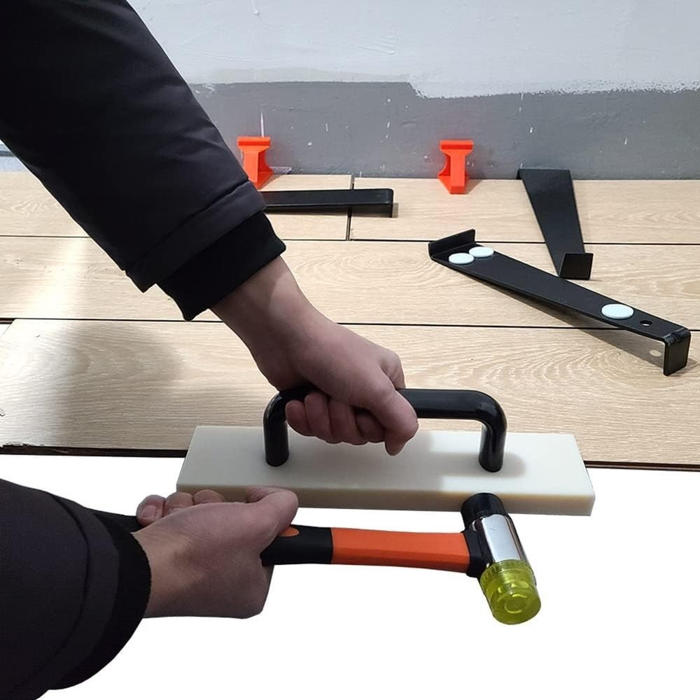 Tapping Block, Durable Flooring Tapping Block with Handle, Practical Vinyl Fl...