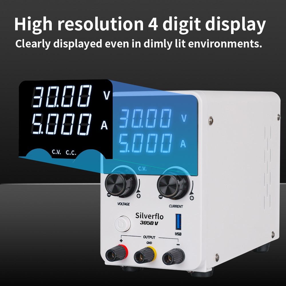 DC power supply Bench Variable Programmable power Source 30V 5A adjustable