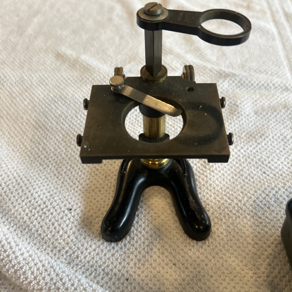 Leitz Wetzler brass field microscope,