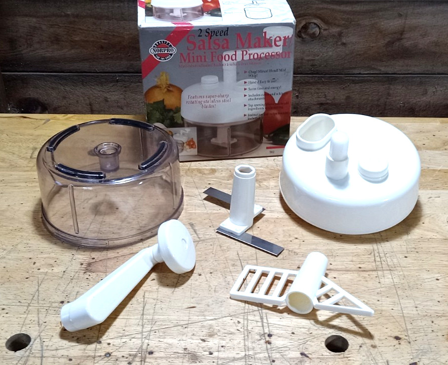 Vintage Norpro 2-speed Mini Food Processor Salsa Maker