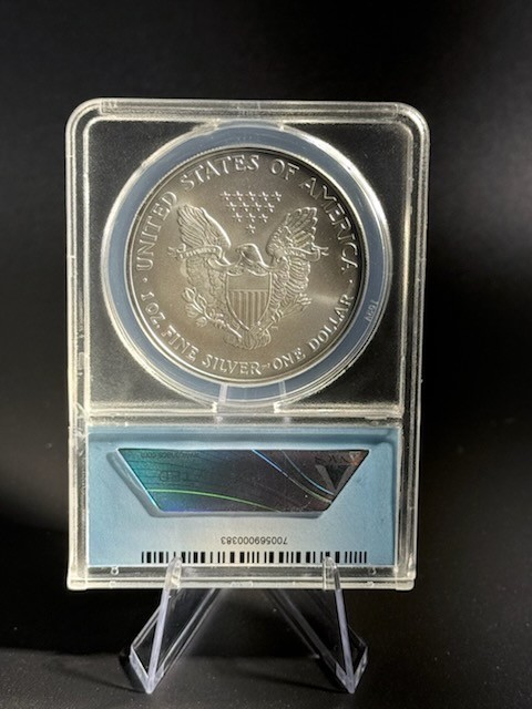 2004 $1 Silver Eagle ANACS-MS70