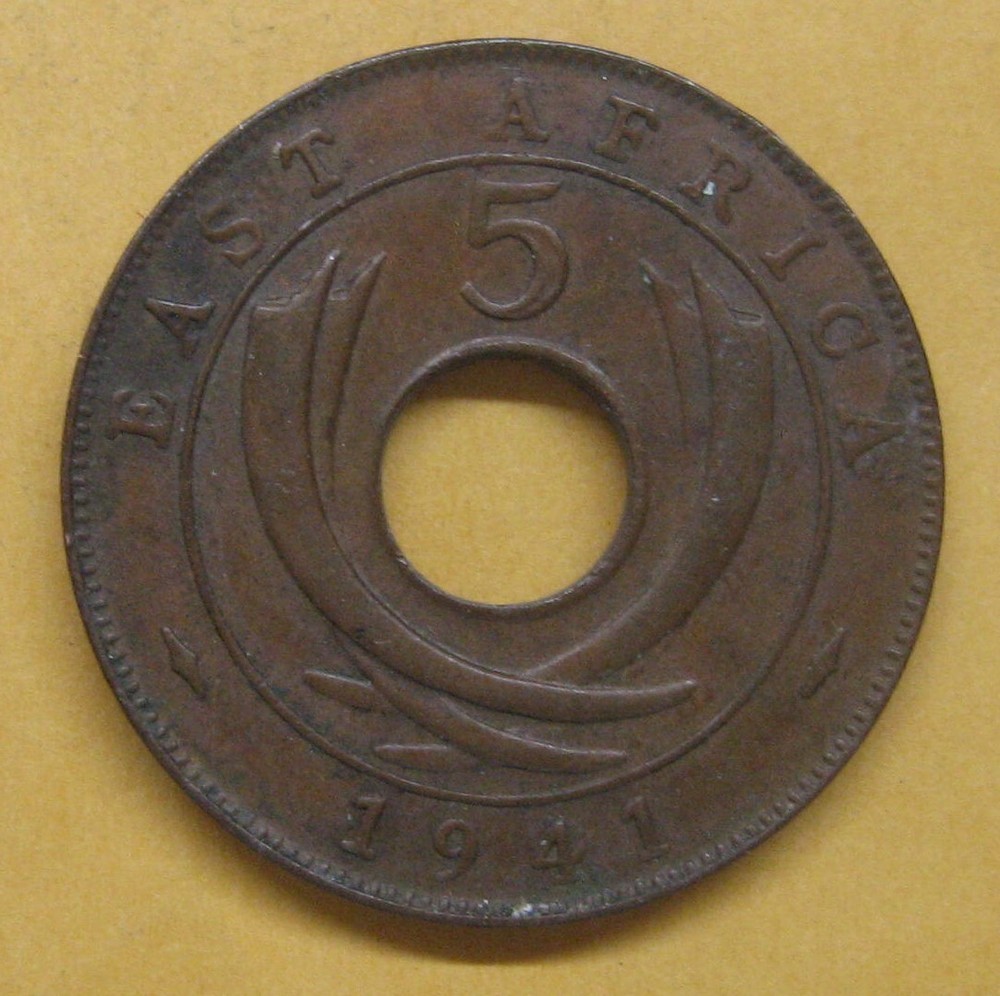 1941 I East Africa 5 Cent Take a Look