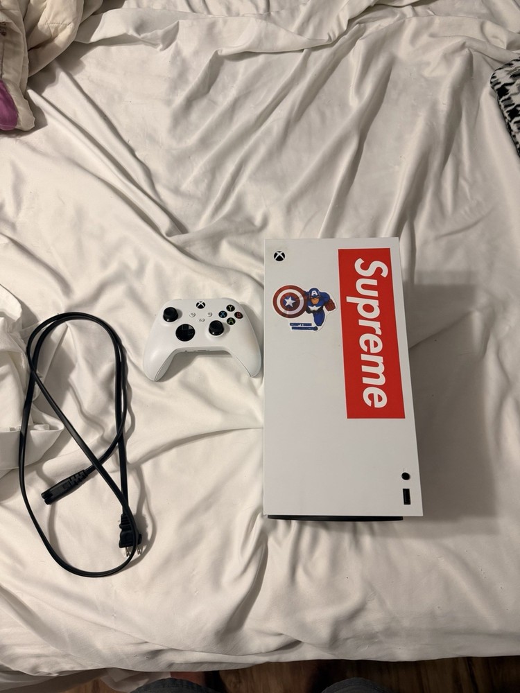 Microsoft Xbox Series X White Console with Controller, Stickers, HDMI, Wi-Fi