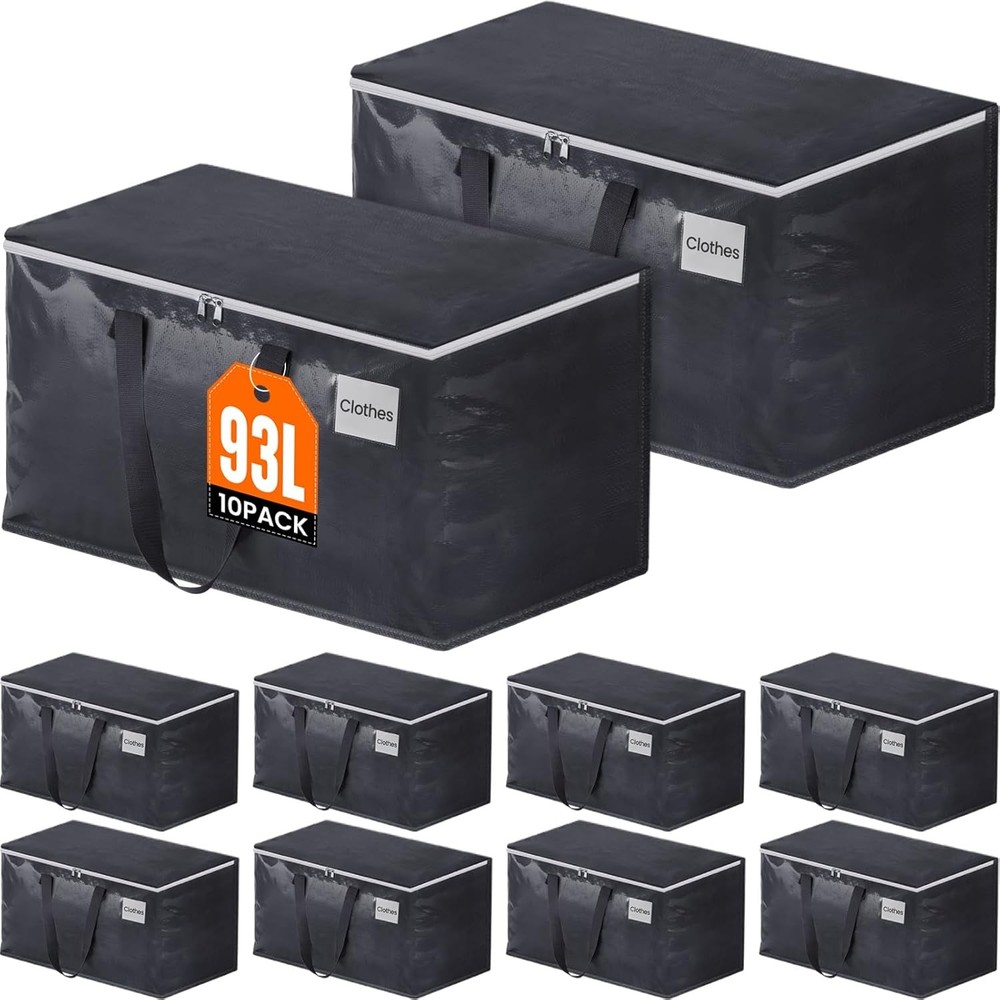Moving Boxes Durable Moving Bags Storage Capacity: 93 Liters 8-Piece Set