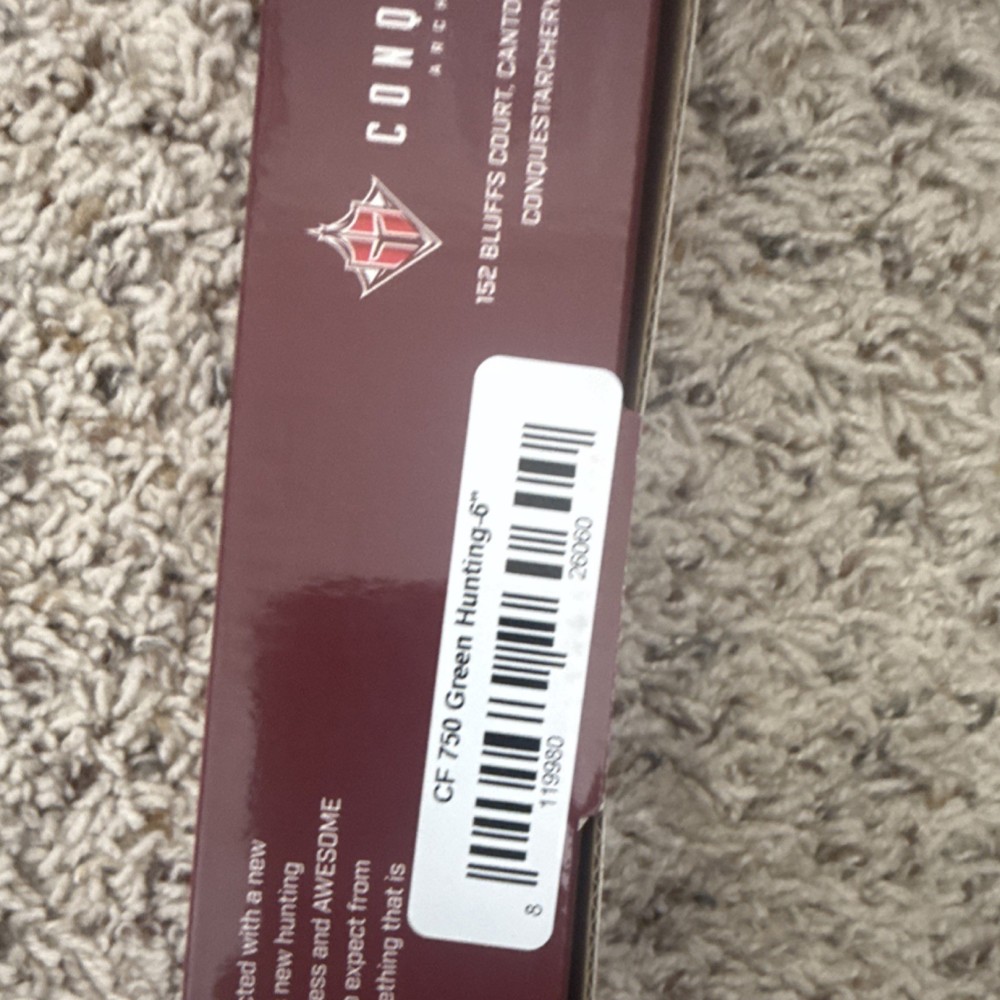 Conquest Archery Control Freak CF 750 Complete System Stabilizer 6" Green