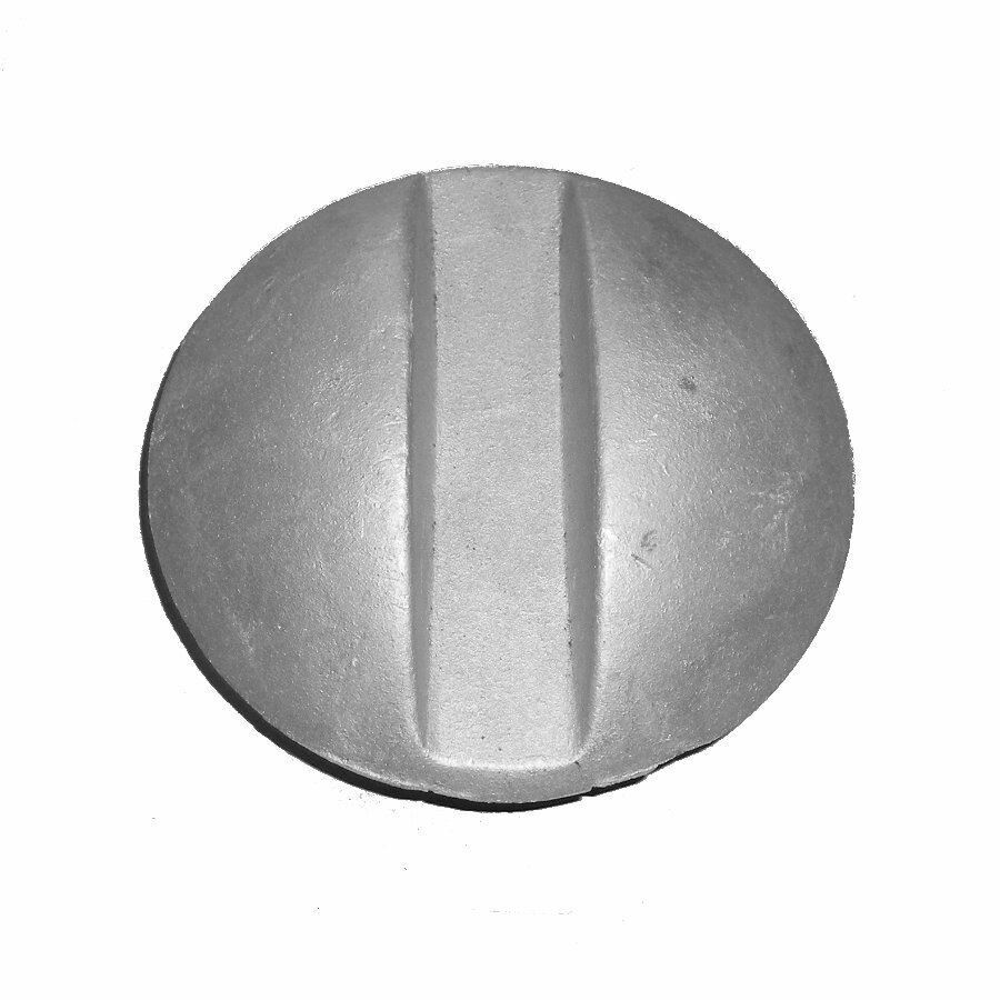 Mushroom Style Chain Link Gate Center Stop - Galvanized