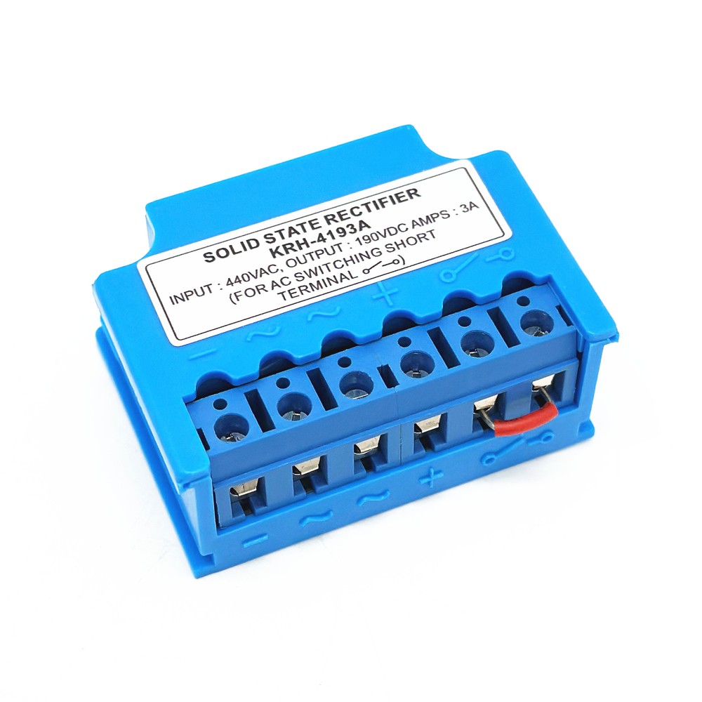 KRH-4193A 440VAC 190VDC 3A SOLID STATE RECTIFIER