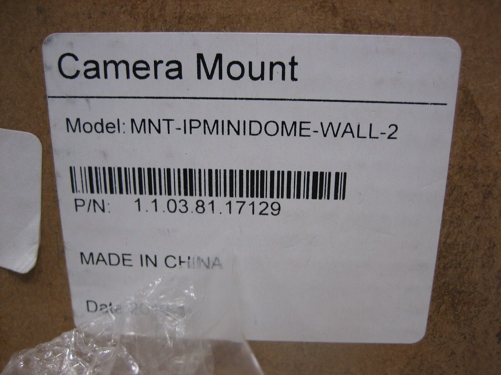 IC Realtime MNT-IPMINIDOME-WALL-2 Camera Mount - NEW