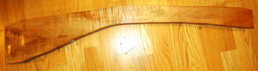 Rifle Half Stock Blank, Muzzleloader,  35 1" x 1 7/8", P+ Curly Figured Maple