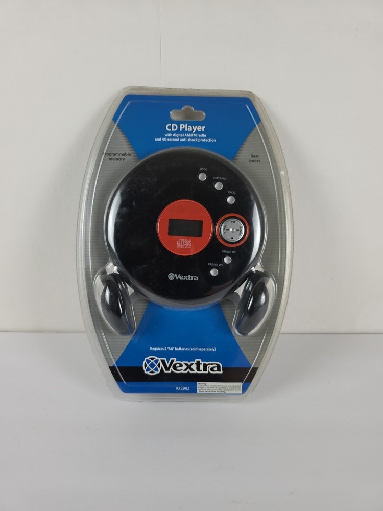 Vintage Vextra CD Player NEW/SEALED Programmable Memory/ Bass Boost