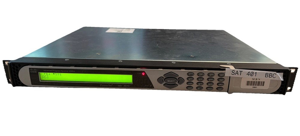 Cisco D9854-I Advanced Program Receiver DVB-S/S2 SDI HD-SDI Powers On Untested