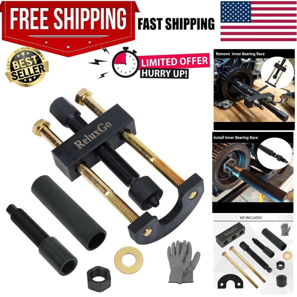 Transmission Mainshaft Inner Bearing Race Tool Installer Puller for Harley Da...