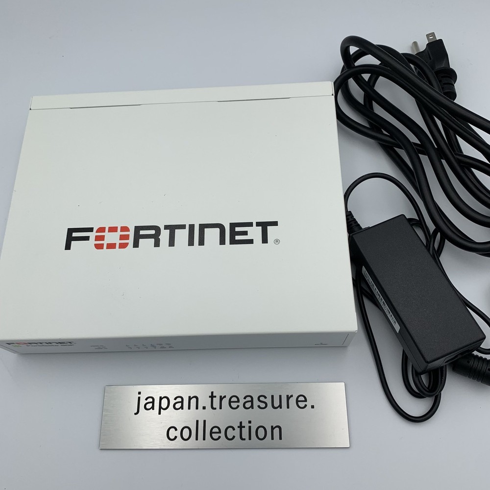 Fortinet Fortigate 80F Network Security Firewall Initialized FG-80F w/Adapter JP