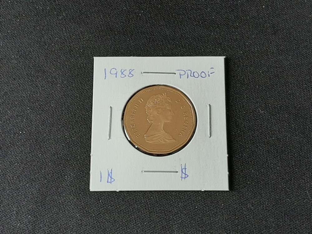 1988 Loonie Dollar Proof Set