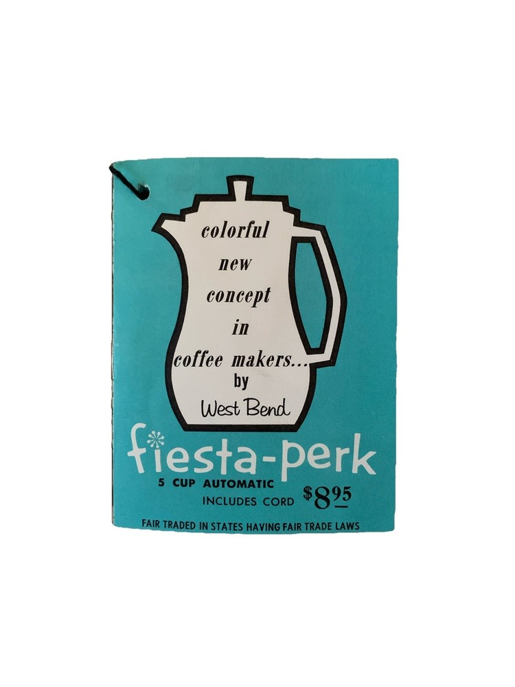 Fiesta Automatic Coffee Pak BNIB