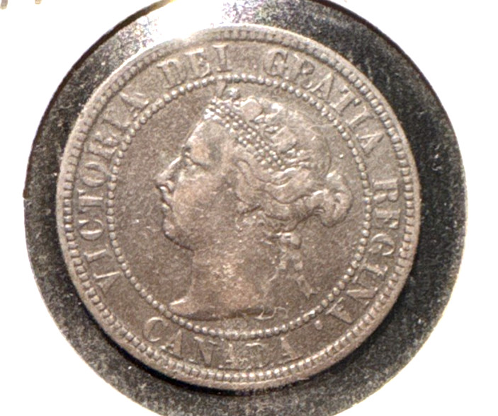 canada 1898 H large Cent KM 7 VF