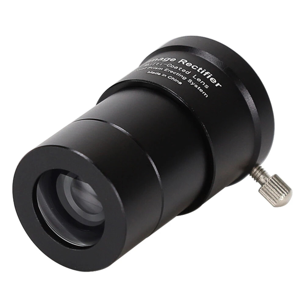 1.25" Image Rectifier Erecting Eyepiece 2X Barlow Lens Astronomical Telescope