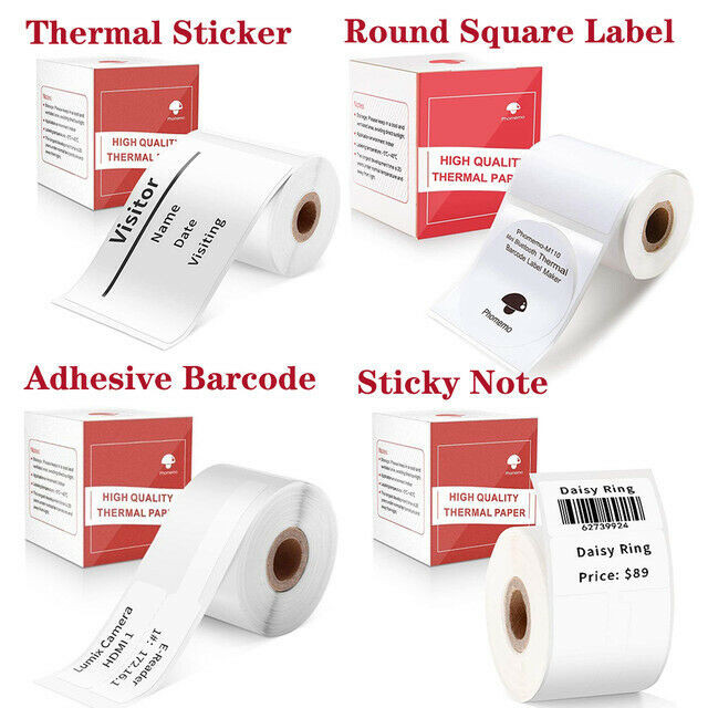 Sticker Paper Self-Adhesive Label for Phomemo M110 Bluetooth Pocket Printer