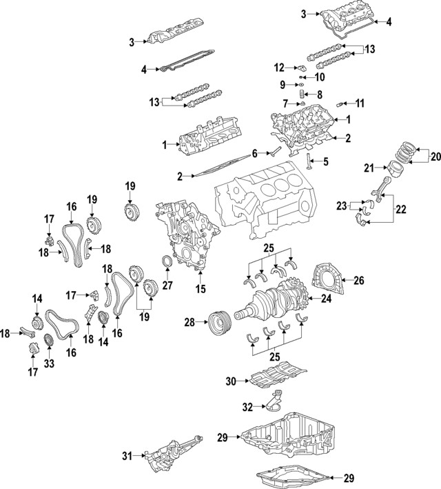 Genuine GM Piston Rings 12705385