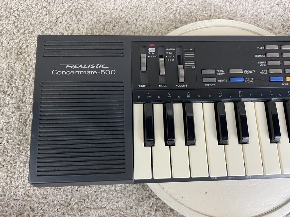 Realistic Concertmate-500 Electronic Sampling Keyboard Made in Japan