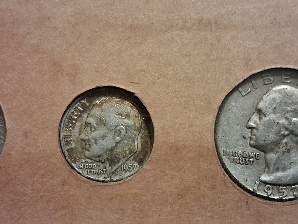1957 mint set p And d