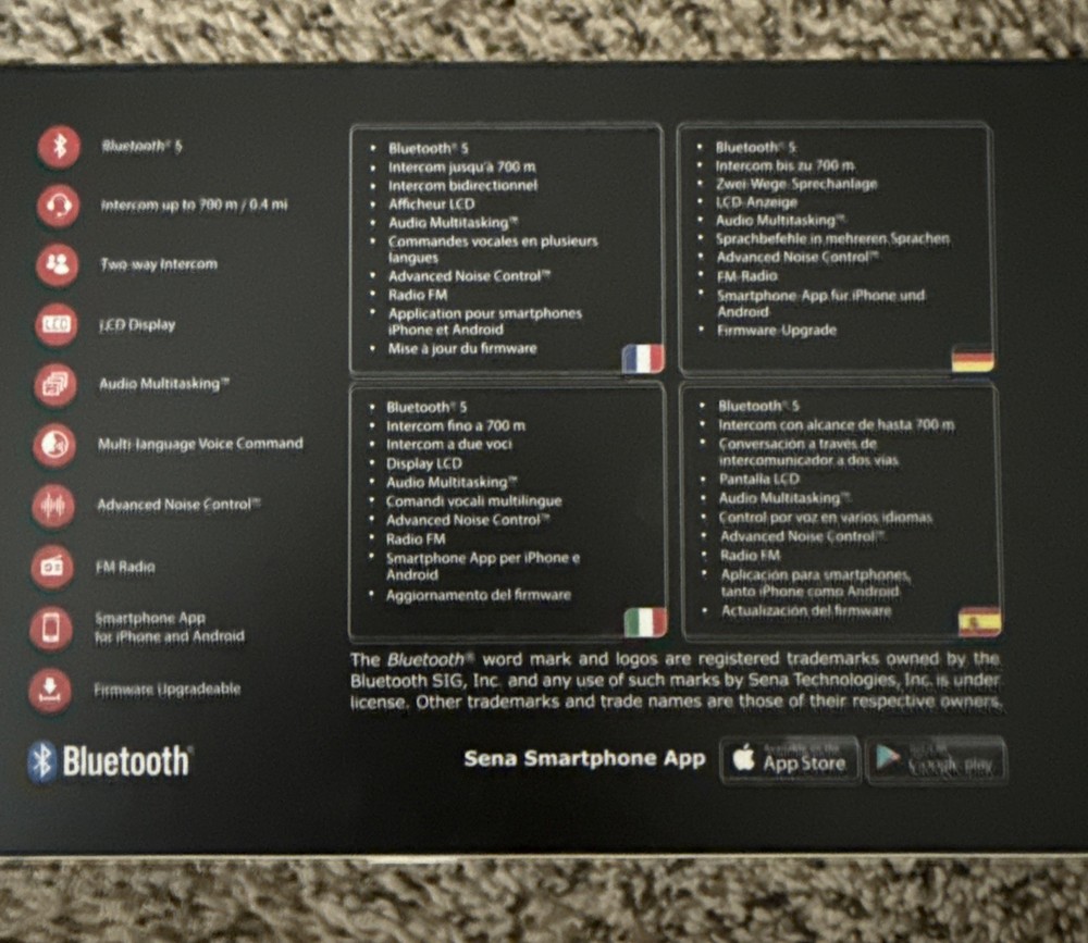 Motorcycle Bluetooth Communication System