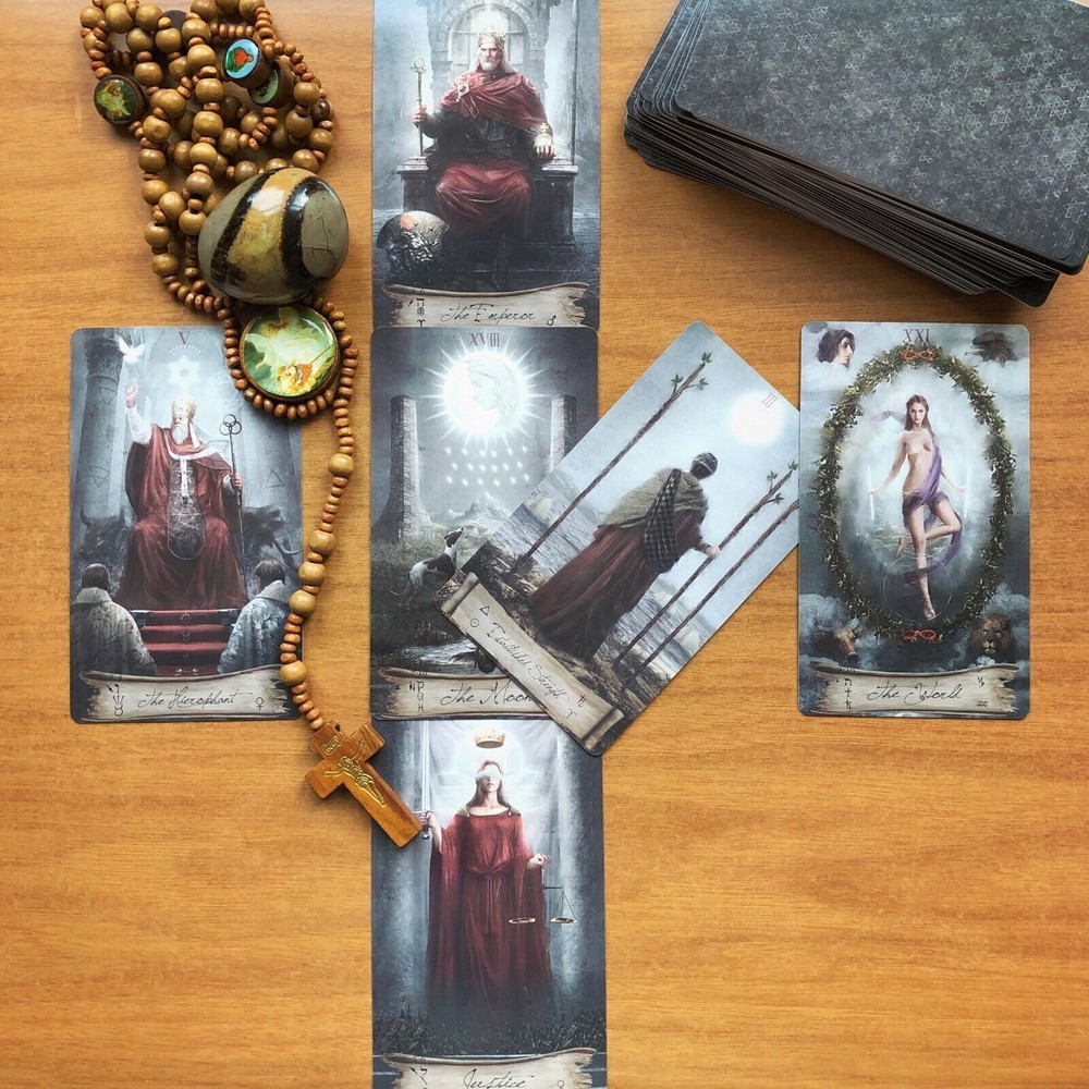 Heaven & Earth Tarot: A 78 Tarot Card Deck English Version Future Telling Oracle