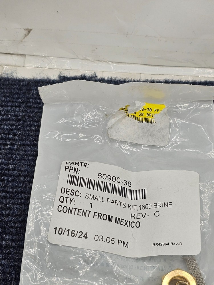 60900-38: Brine Fitting Nut Ferrule Insert