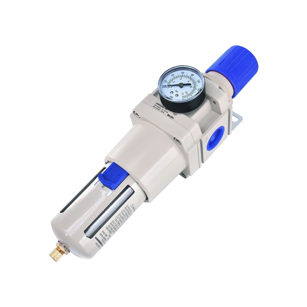1" NPT Air Compressor Filter - Air Pressure Regulator Filter Combo,Compressed...