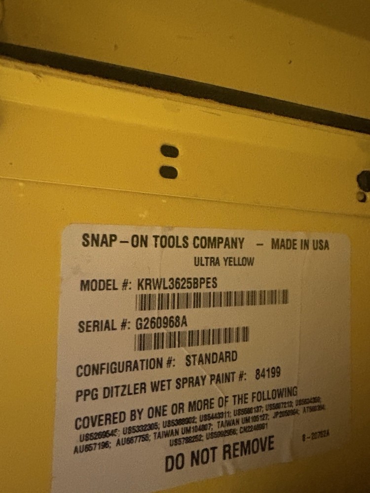 snap on overhead storage