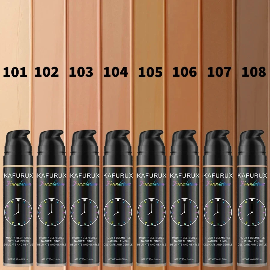 8 colors Liquid Foundation Effective Concealer Waterproof Sweat-resistant Face