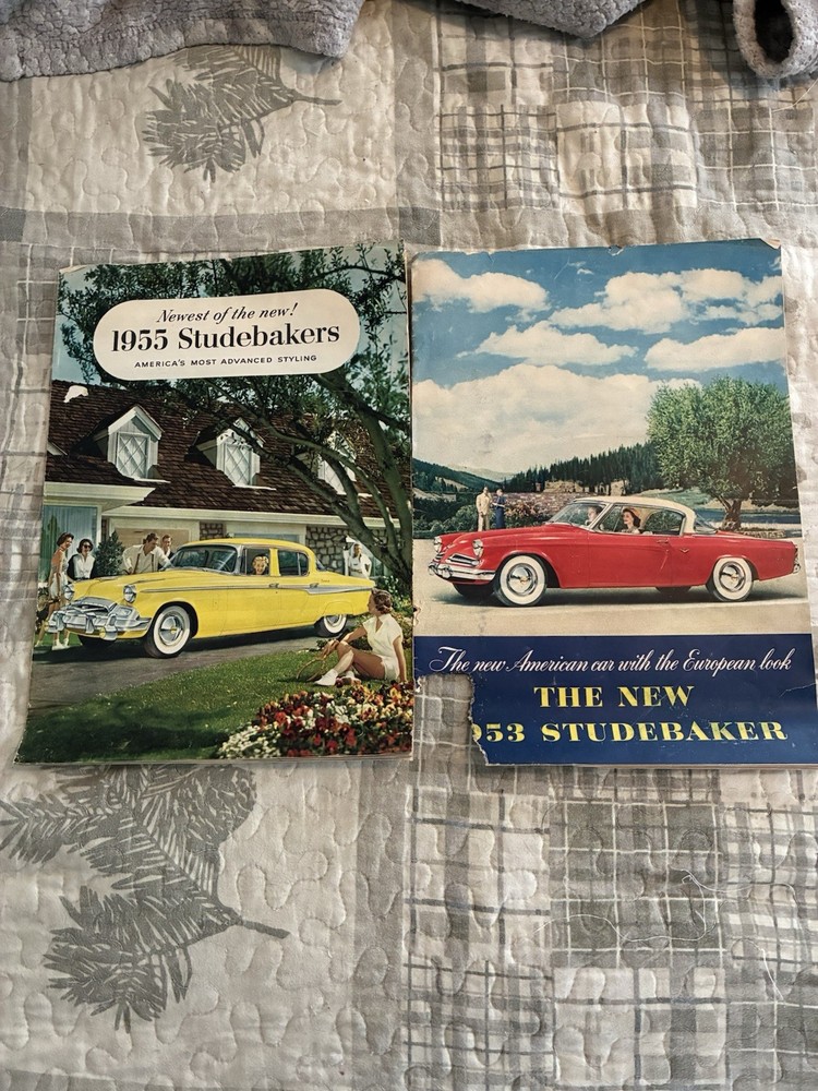 1953,55 Studebaker Magazines Sales Brochures