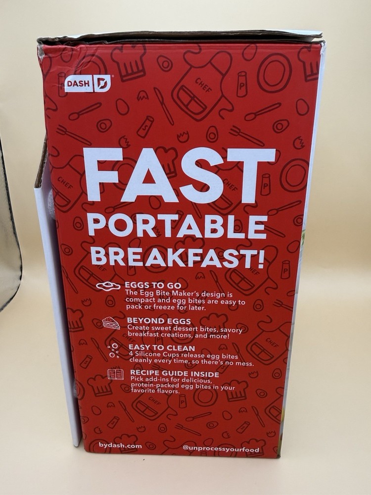 New, Open Box, Dash Mini Egg Bites Maker