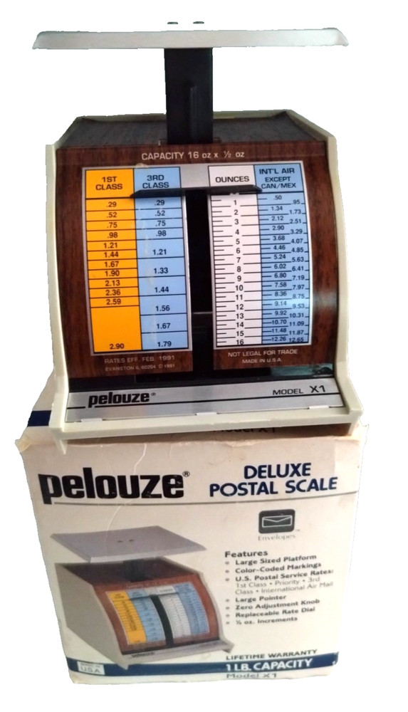 Pelouze  1997 Deluxe Model X1 Envelope Postal Scale