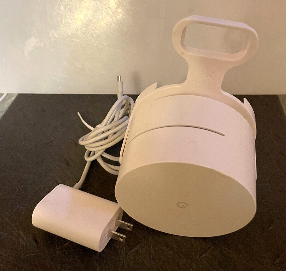 Google Bundle WiFi Model AC-1304 Mesh w/Power Cord & wall Mount Bracket Working