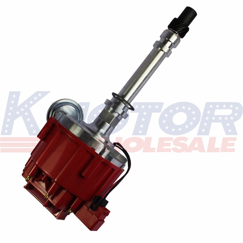 High Performance HEI Distributor Red Cap For Chevy GM Small Block Big Block 65k