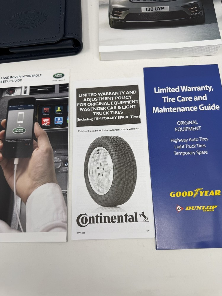 2017 Range Rover Velar Owners Manual OEM Complete Set