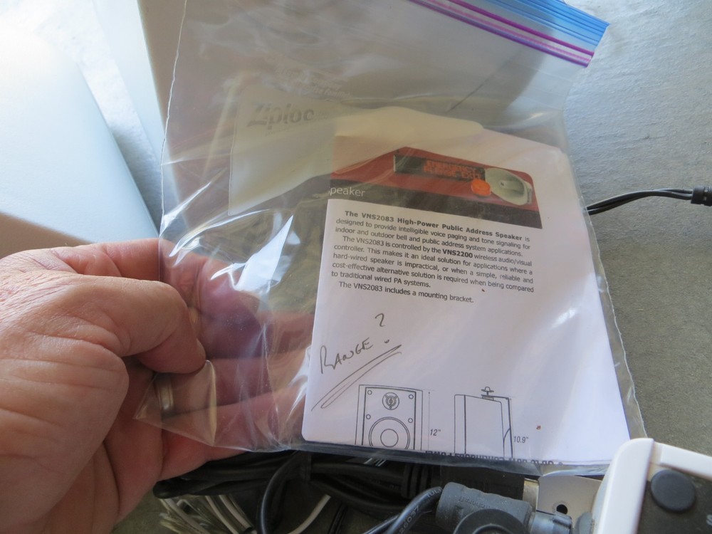 Visiplex Alert System 2 AV CONTROLLERS 4 SPEAKER SYSTEM