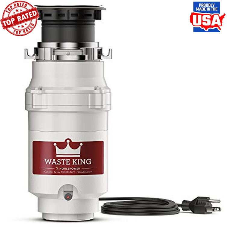 1/2 HP Kitchen Sink Garbage Disposal Easy Install Continuous Feed Fast Grind New