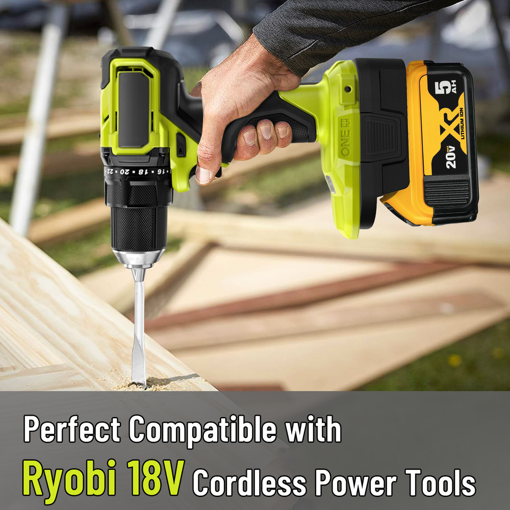 3pack,DM18RL Adapter Compatible with Ryobi 18V Tools Replacement for 18V Battery