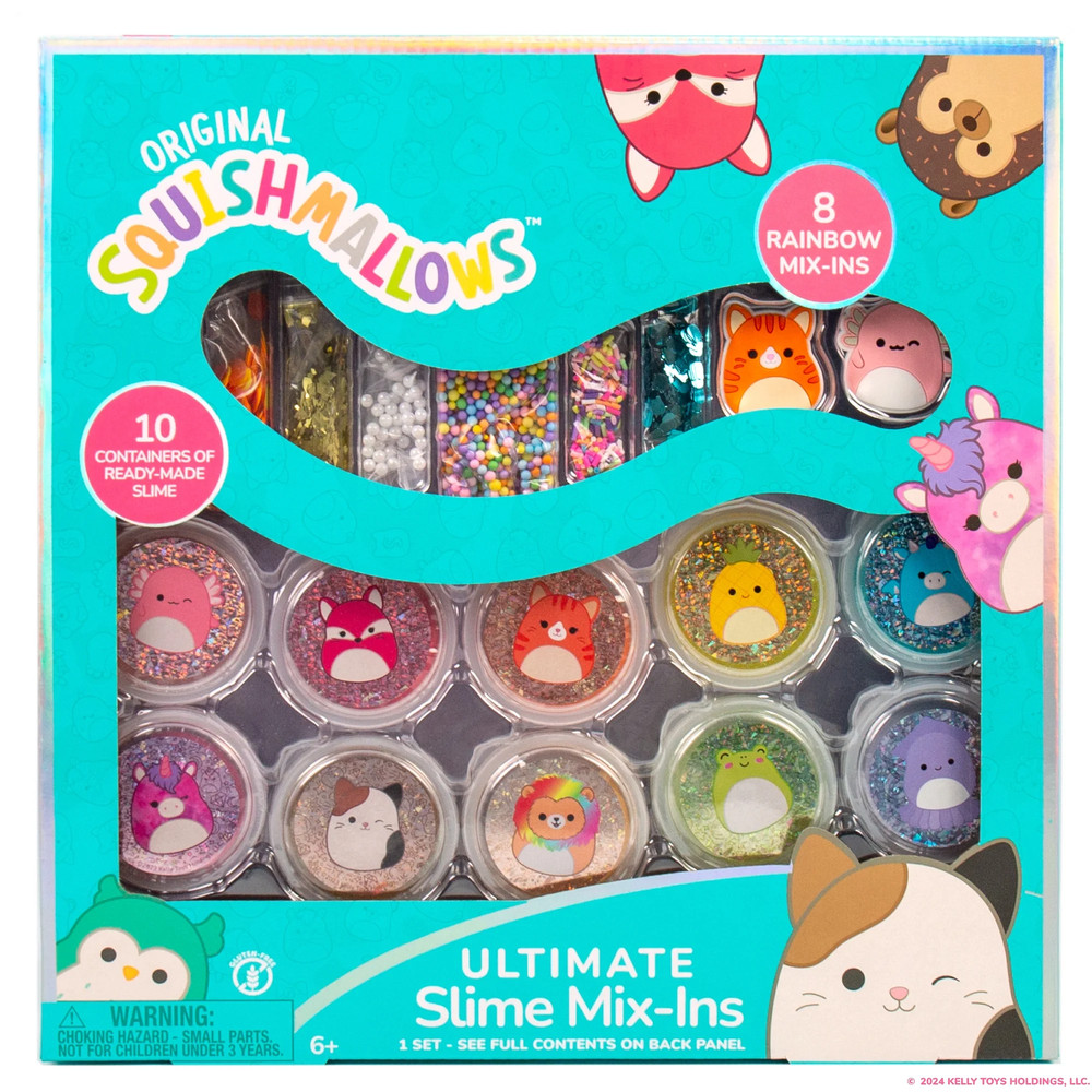 SQUISHMALLOWS SLIME MIX-INS SET  Ages 6+
