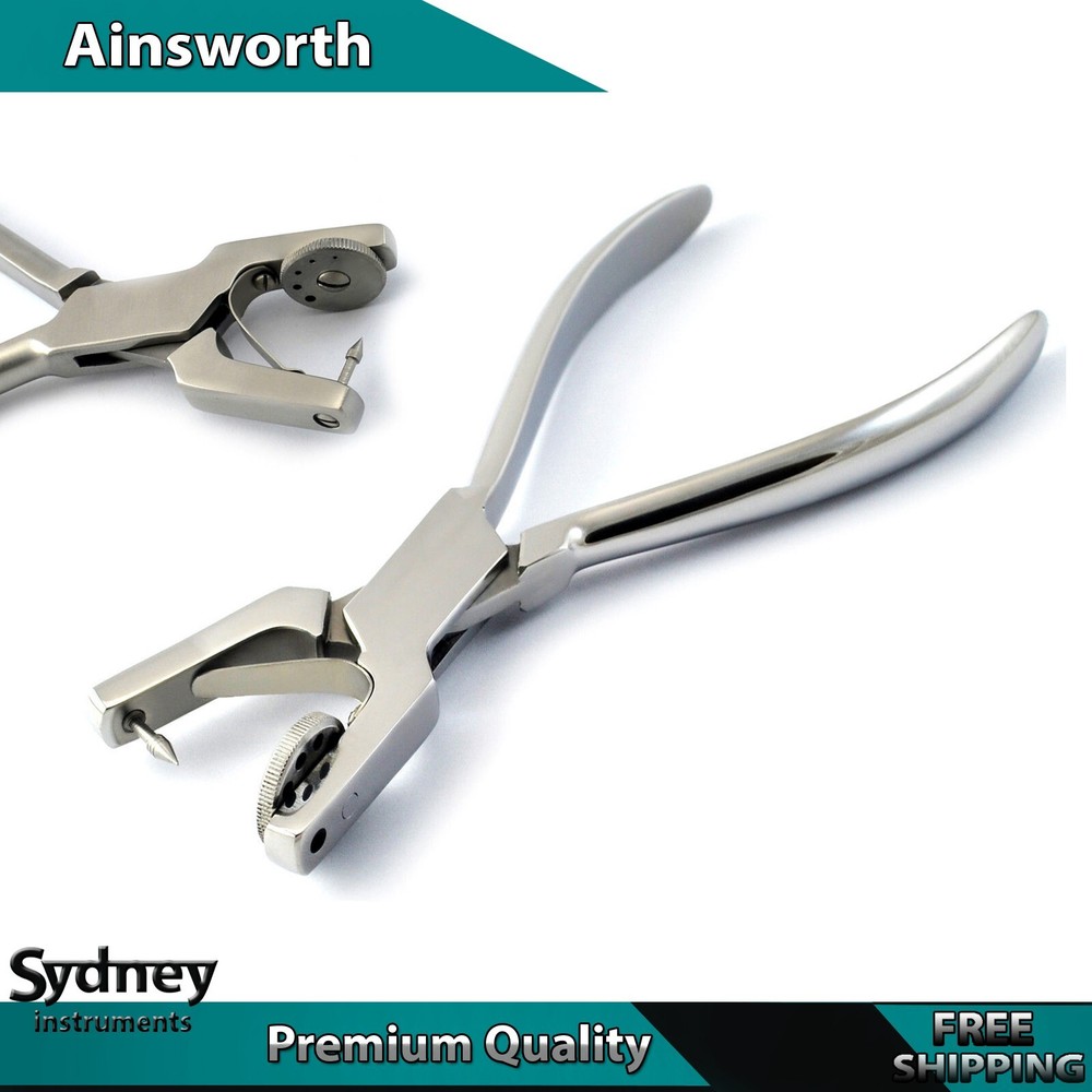 Rubber Dam Clamp Punch Forceps Ainsworth Endodontic Instruments
