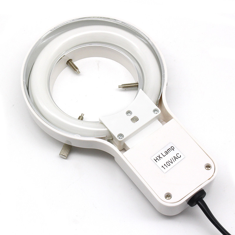 Stereo Microscope 8W Fluorescent Ring Lamp Light Illuminator 64mm Inner Diameter